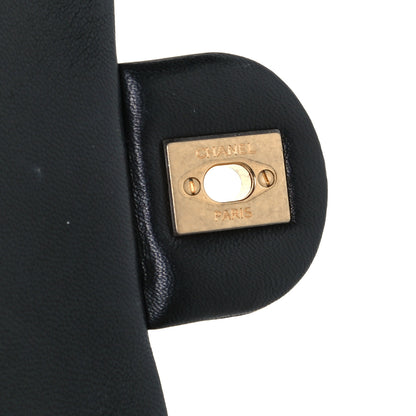 Chanel Lambskin Quilted Mini Rectangular Pearl Crush Flap Black 6 of 12