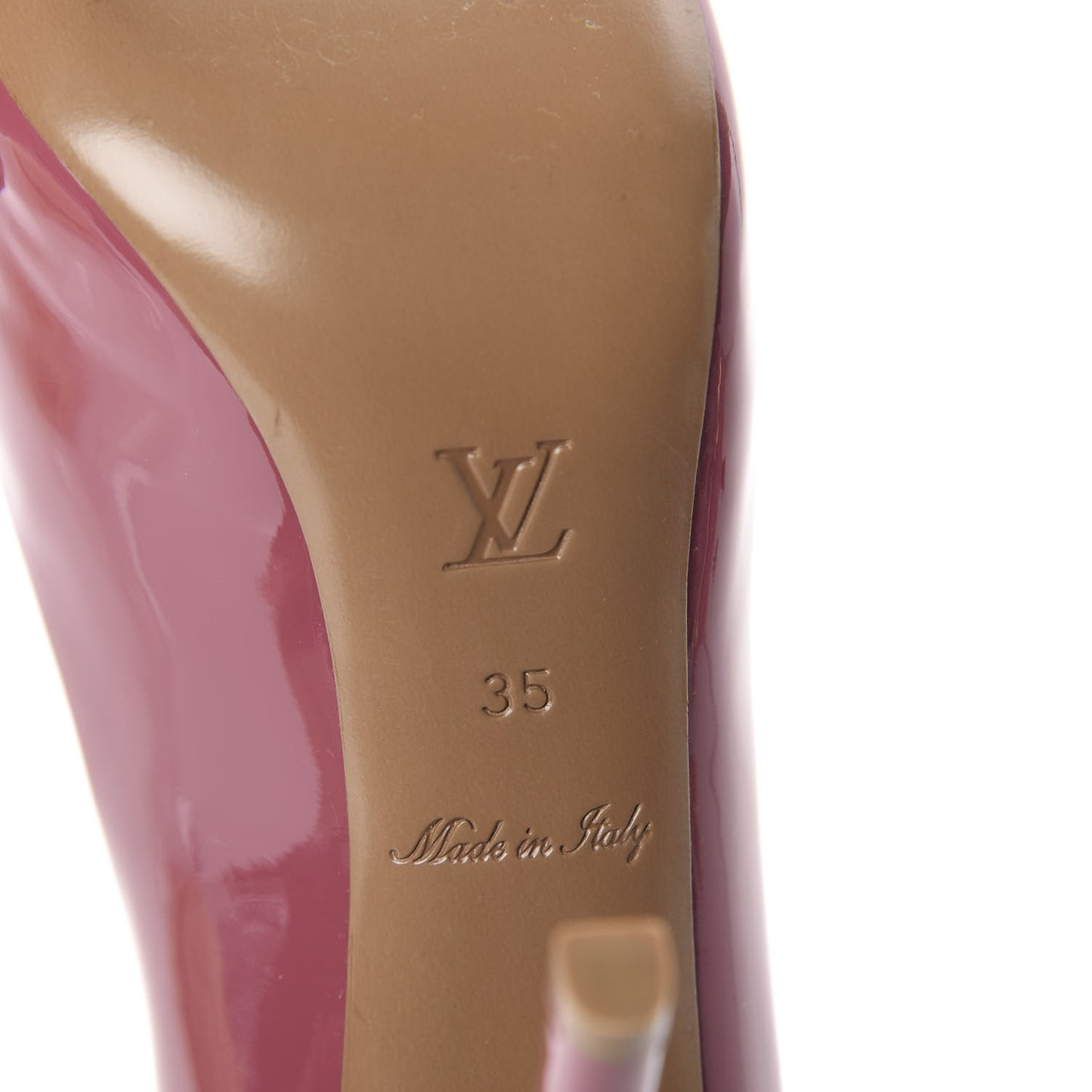 Patent Calfskin Oh Really Peep Toe Pumps 35 Frambroise