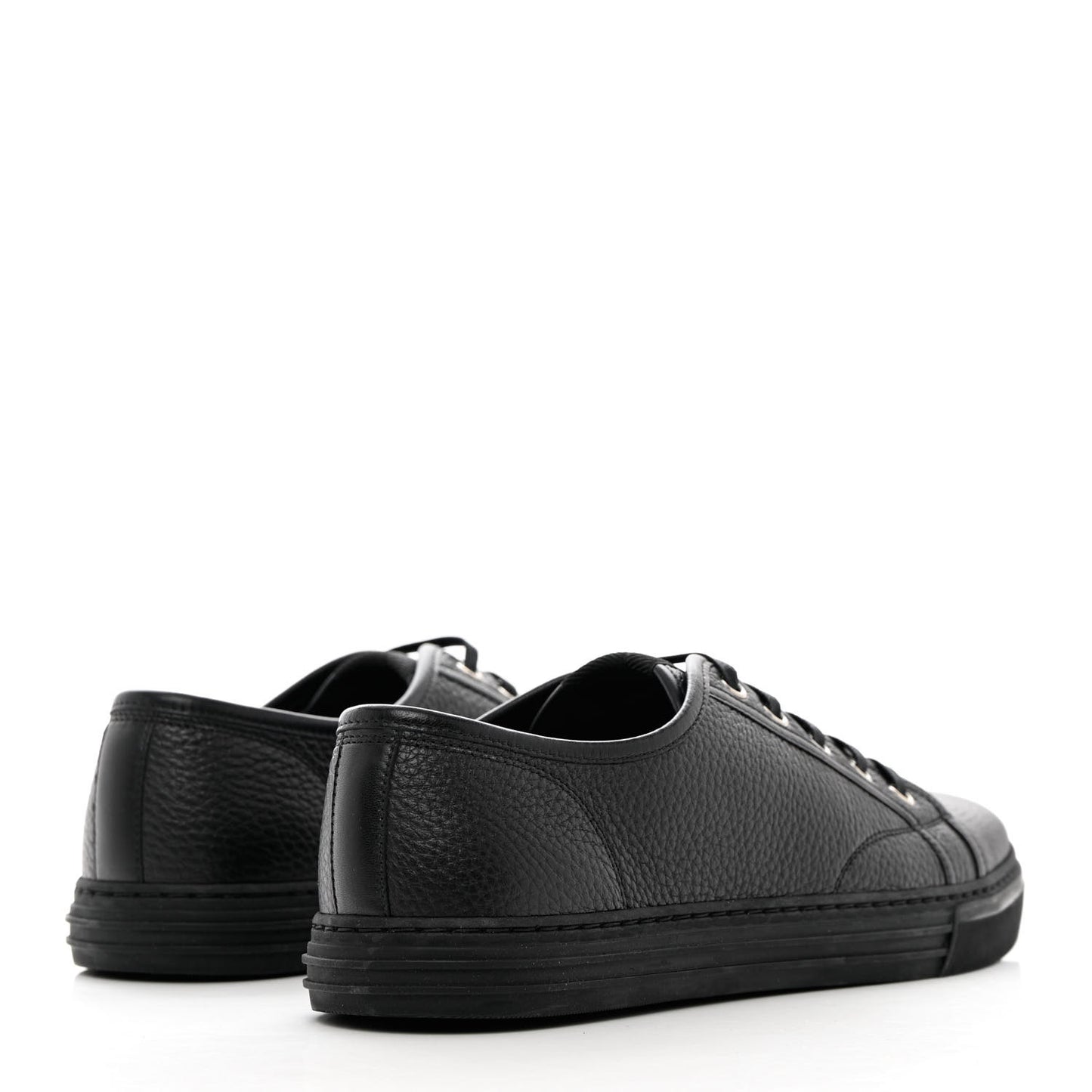 Nappa Mens Low Top Sneakers 8 Black
