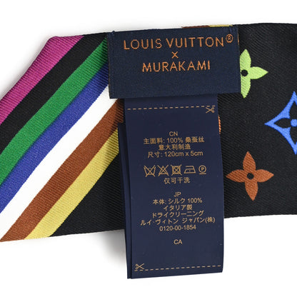 Louis Vuitton LV X TM Silk Monogram Multicolor BB Bandeau Black 3 of 3