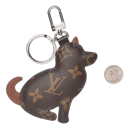 Louis Vuitton Monogram Dog Bag Charm Key Holder 2 of 4