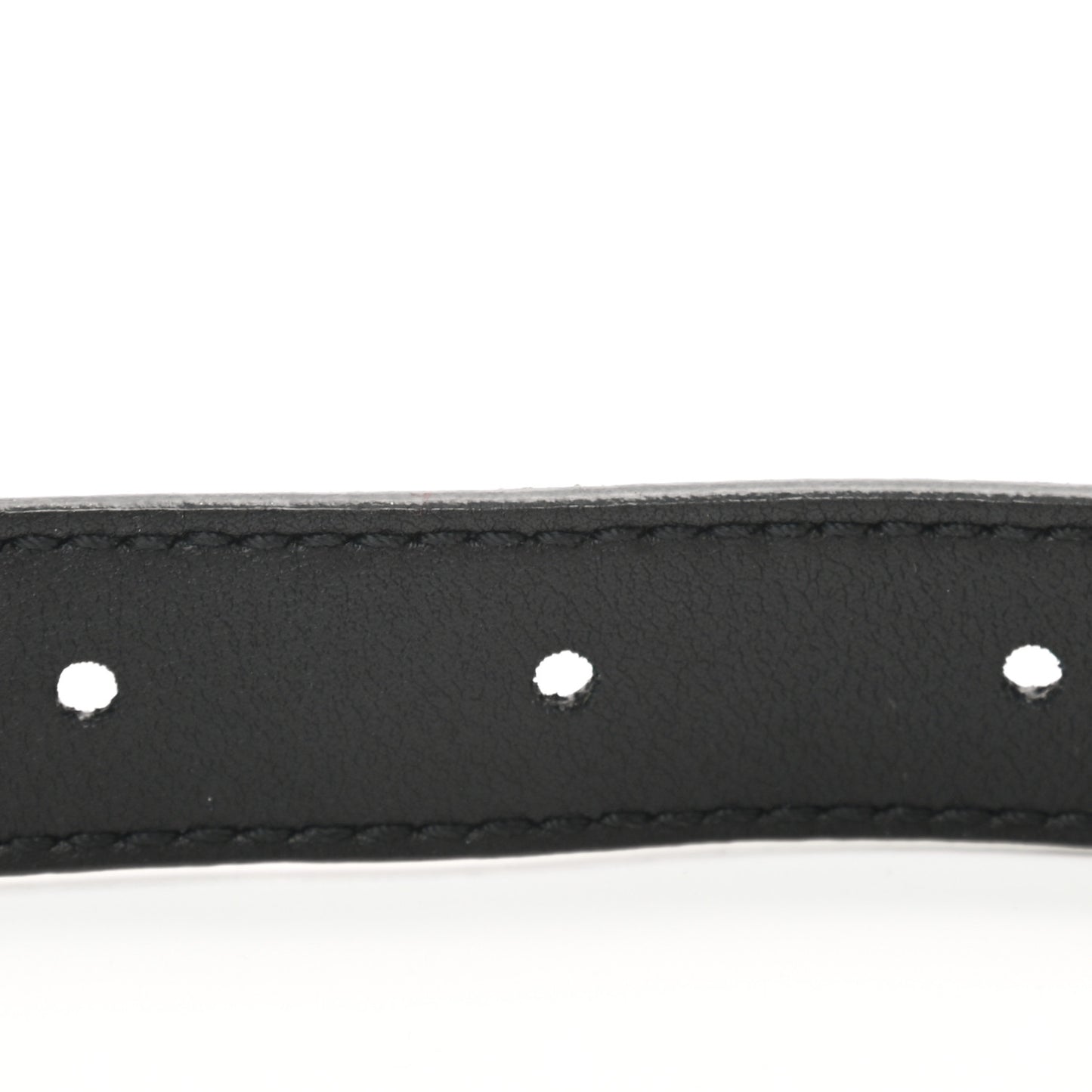 Plutone Calfskin Palladium Double G 20mm Belt 90 36 Black