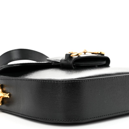 Gucci Azalea Calfskin Web Mini Horsebit 1955 Shoulder Bag Black 10 of 11
