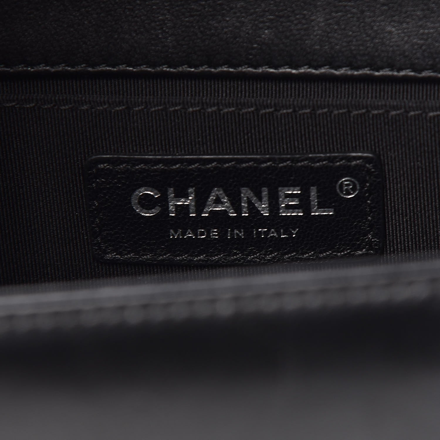 Chanel Lambskin Quilted Medium Boy Flap Black 8 of 21