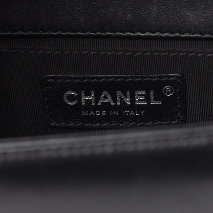 Chanel Lambskin Quilted Medium Boy Flap Black 8 of 21