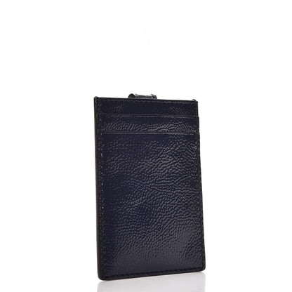 Gucci Patent Soho Card Case Uniform Blue 3 of 5