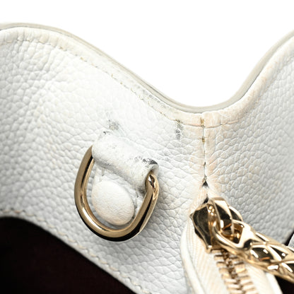 Chanel Grained Calfskin Small Neo Executive Shopper Tote White 14 of 21