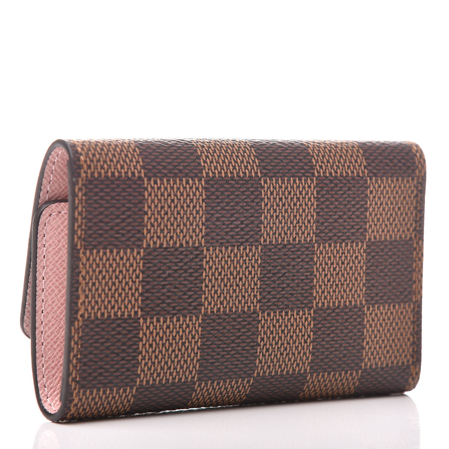 Damier Ebene Multicles 6 Key Holder Rose Ballerine