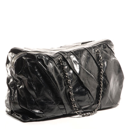 Chanel Glazed Calfskin Twisted Camera Case Black 3 of 7