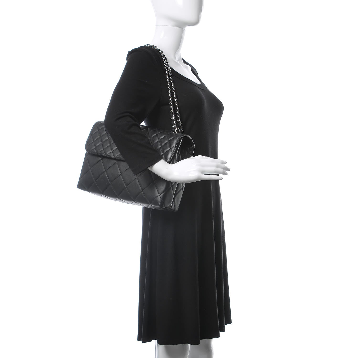Chanel Calfskin Quilted In The Business Flap Bag Black 3 of 15