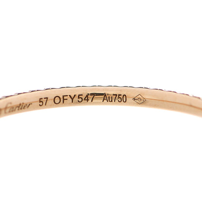 Cartier 18K Yellow Gold Diamond 1.5mm Etincelle de Cartier Wedding Band Ring 57 8 5 of 6