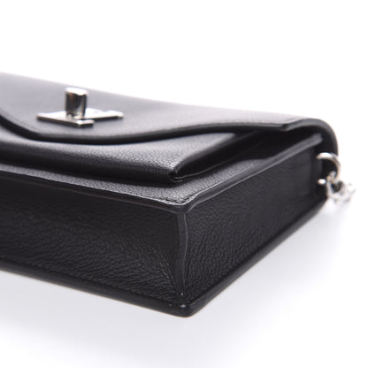 Louis Vuitton Soft Calfskin My Lockme Chain Pochette Black 8 of 9