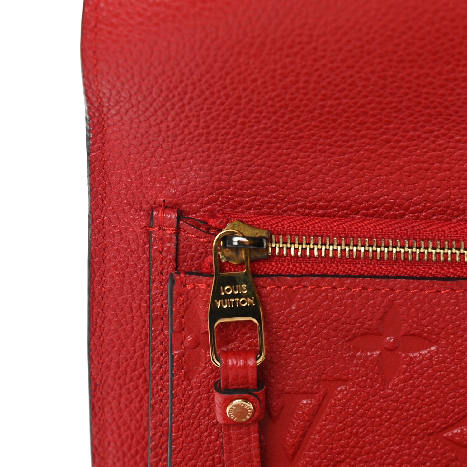 Louis Vuitton Empreinte Compact Curieuse Wallet Cherry 9 of 12