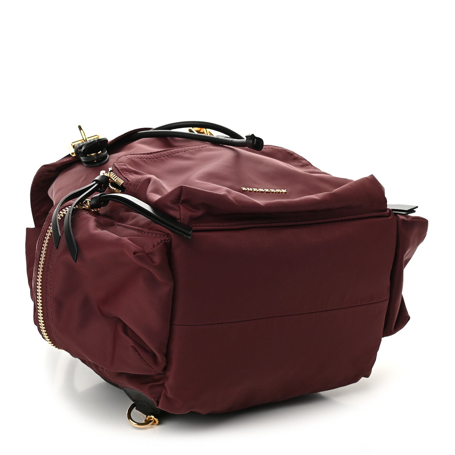 Burberry Nylon Small Rucksack Backpack Burgundy Red 3 of 10