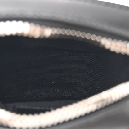Gucci GG Supreme Monogram Appia Calfskin Web Small Camera Messenger Bag Black Grey 5 of 10