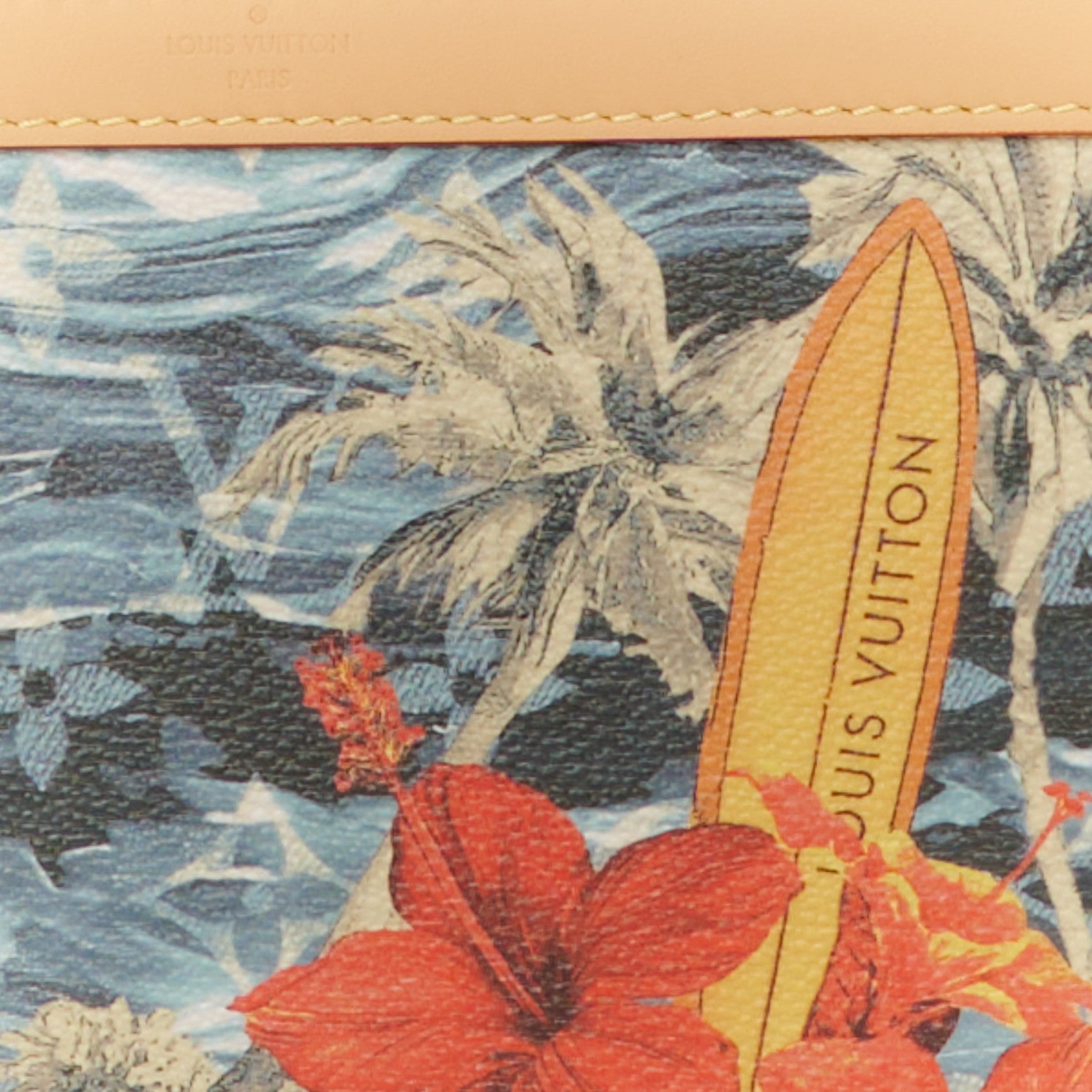 Louis Vuitton Monogram Surfin' Gaston Wearable Wallet
 Navy Blue 8 of 10