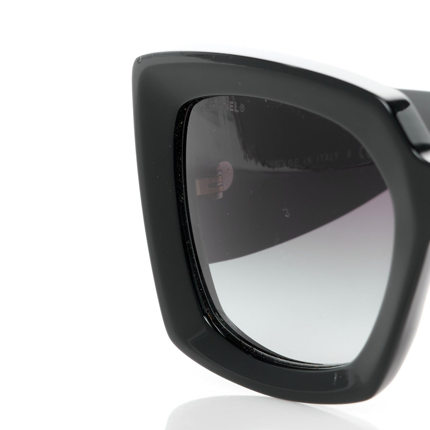 Acetate Rectangle Sunglasses 5435 Black