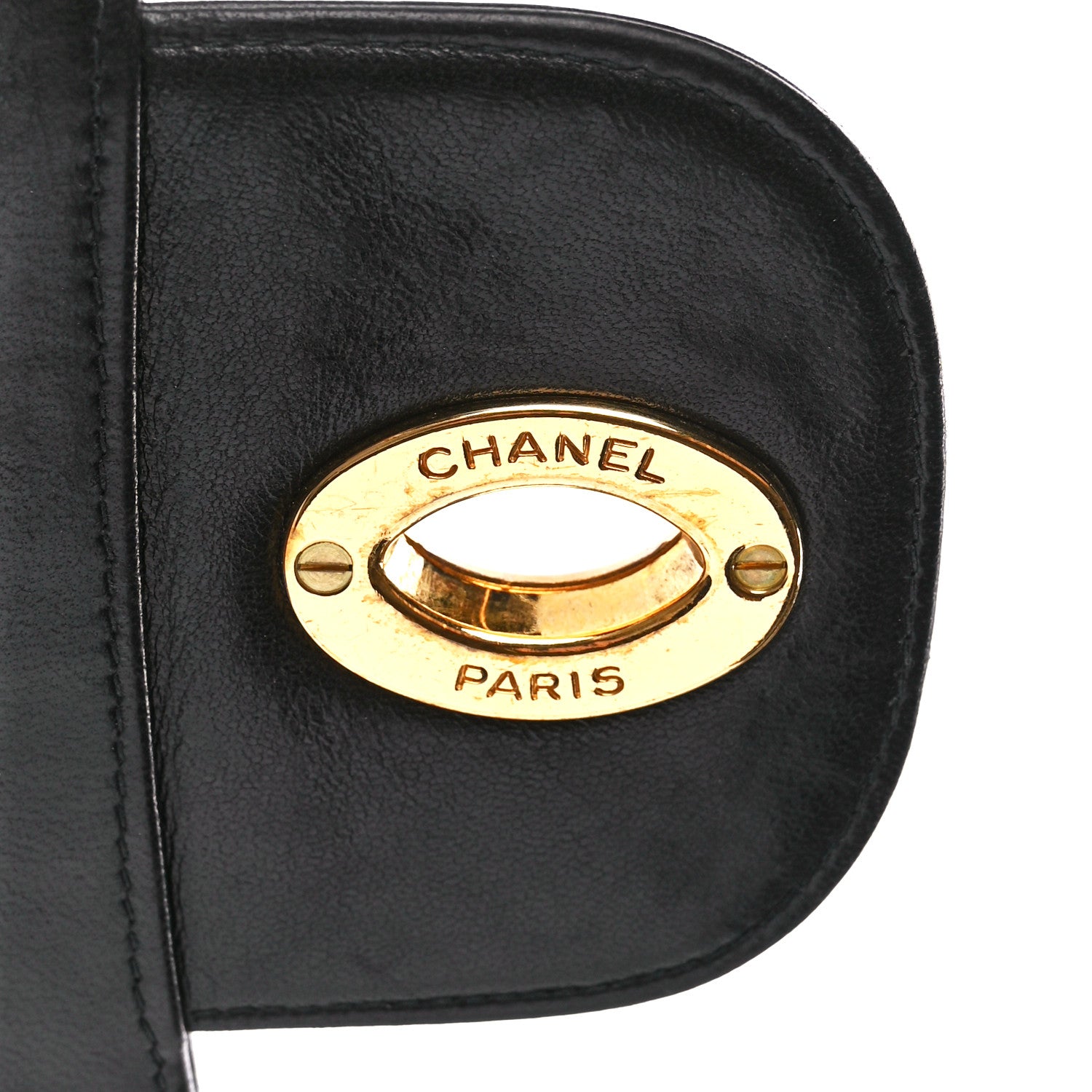 Chanel Lambskin Quilted XL Jumbo Single Flap Black 7 of 13