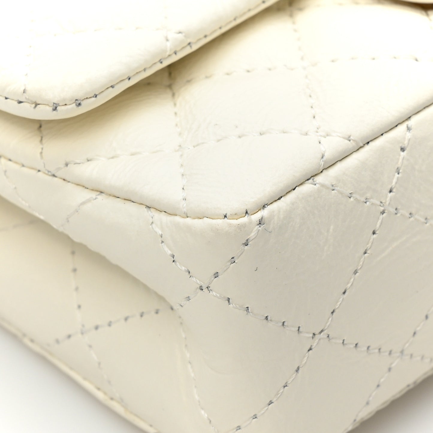 Lambskin Calfskin Tweed Success Story Set of 4 Minis Bags White
