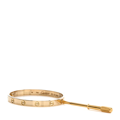 Cartier 18K Yellow Gold LOVE Bracelet 16 3 of 4