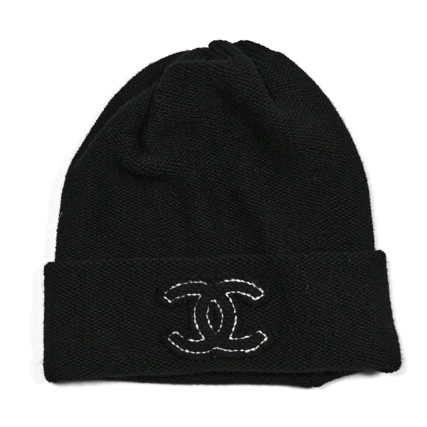 Cashmere CC Beanie Hat Black