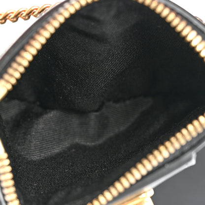 Salvatore Ferragamo Calfskin Gancini Chain Wallet Black 6 of 10