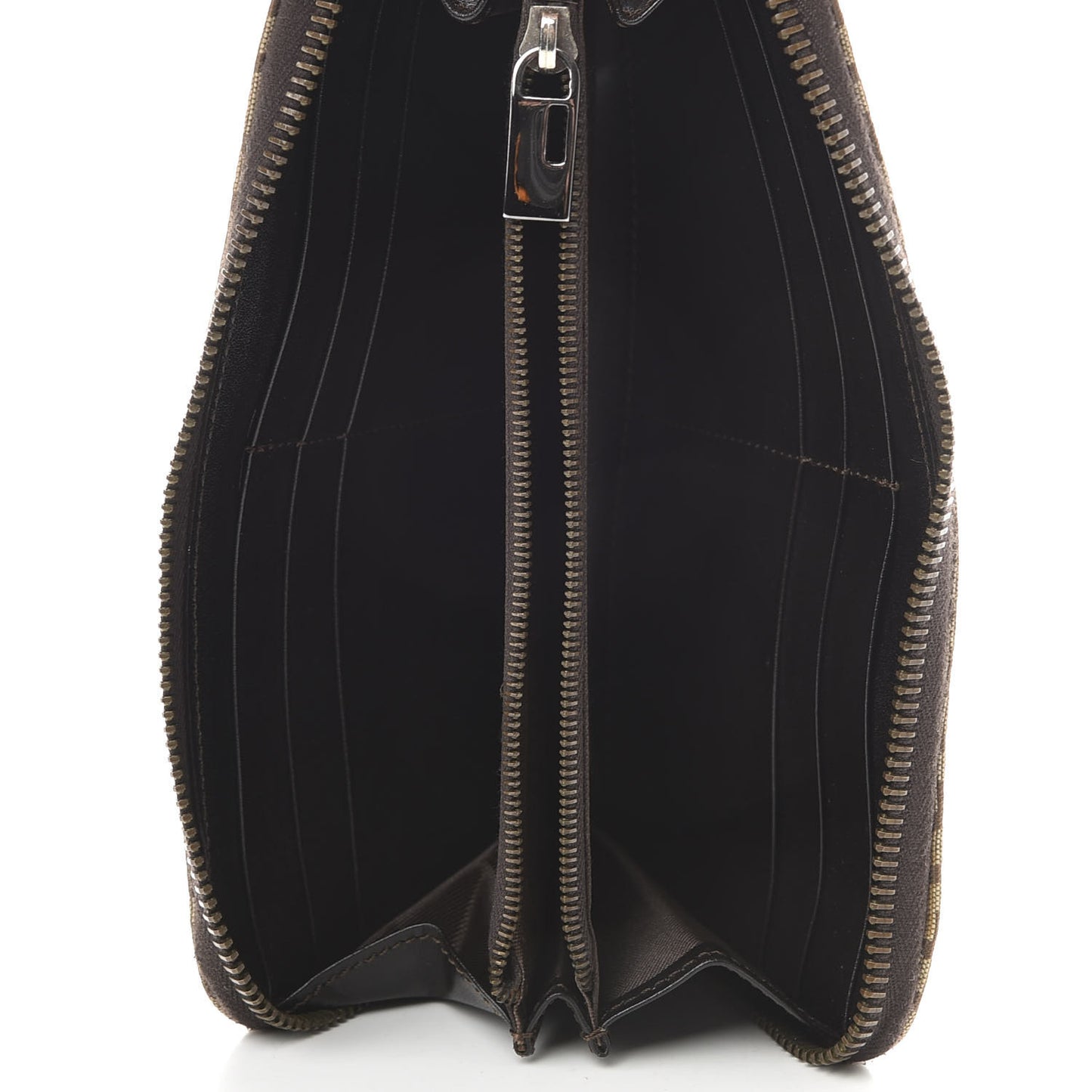 Zucchino Zip Around Wallet Dark Brown