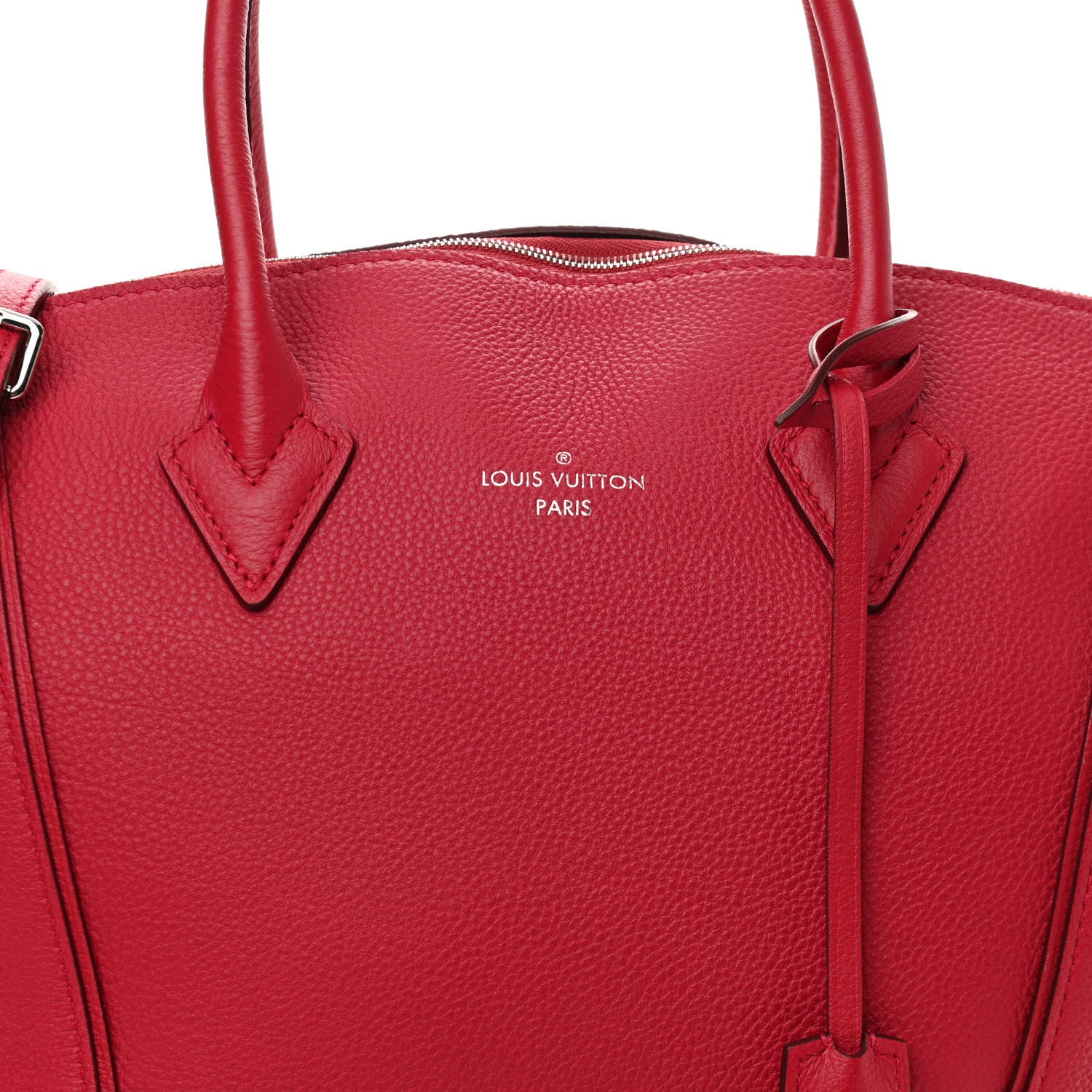 Louis Vuitton Veau Cachemire Soft Lockit MM Framboise 7 of 9