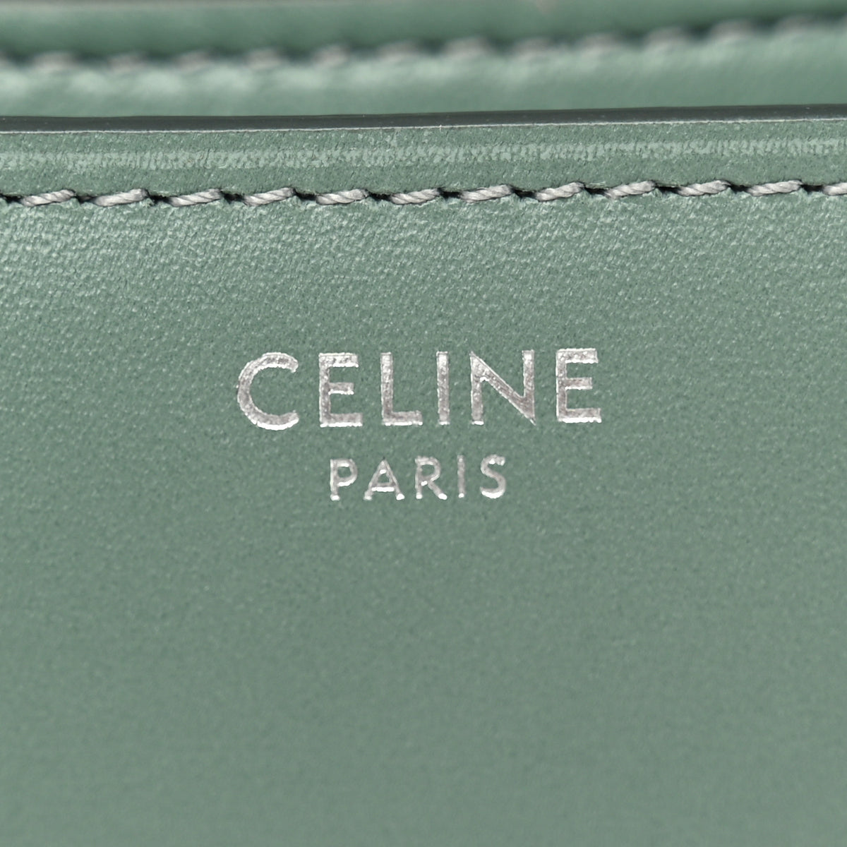 Celine Box Calfskin Medium Classic Box Flap Bag Celadon 6 of 13