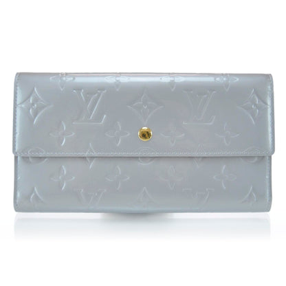 Louis Vuitton Vernis Porte Tresor International Wallet Silver 1 of 10