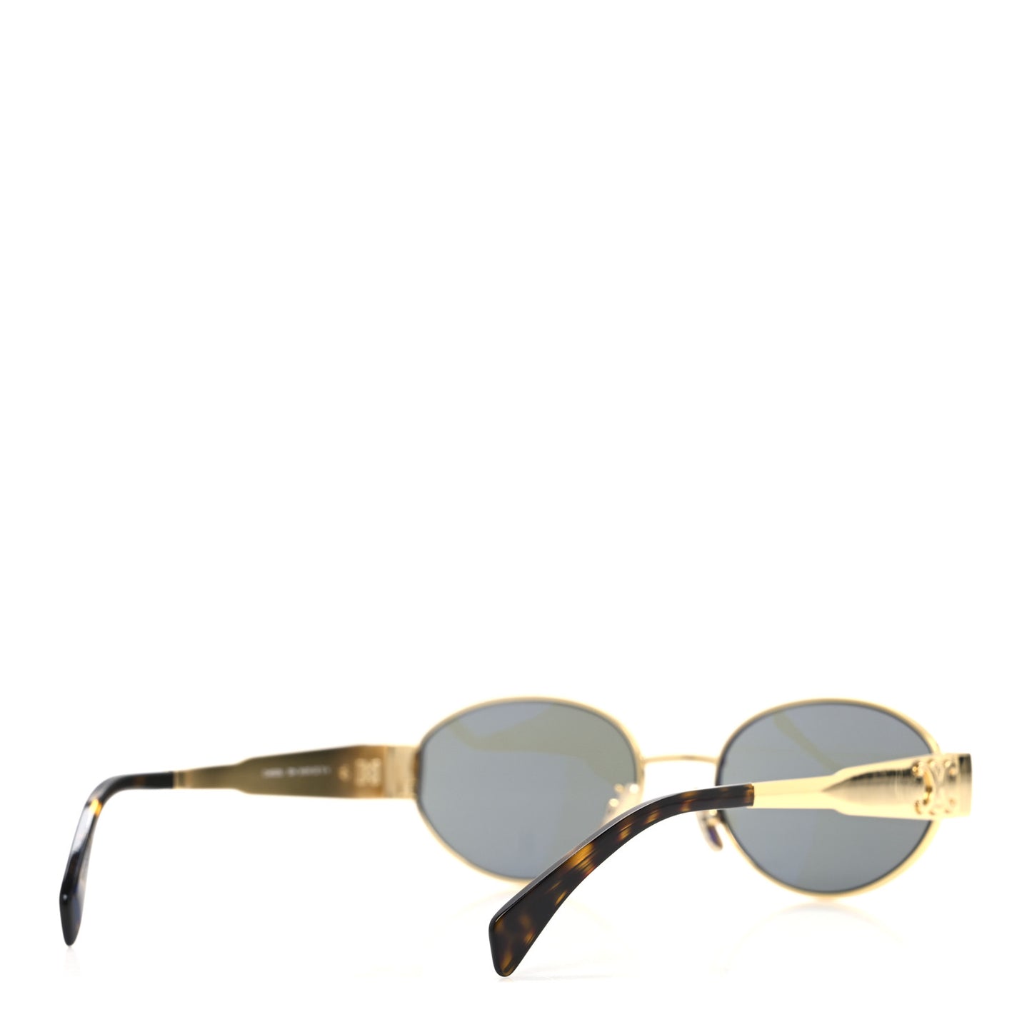 Metal Triomphe 01 Sunglasses CL40235U Gold Green
