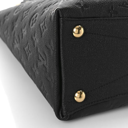 Louis Vuitton Empreinte V Tote MM Black 6 of 7