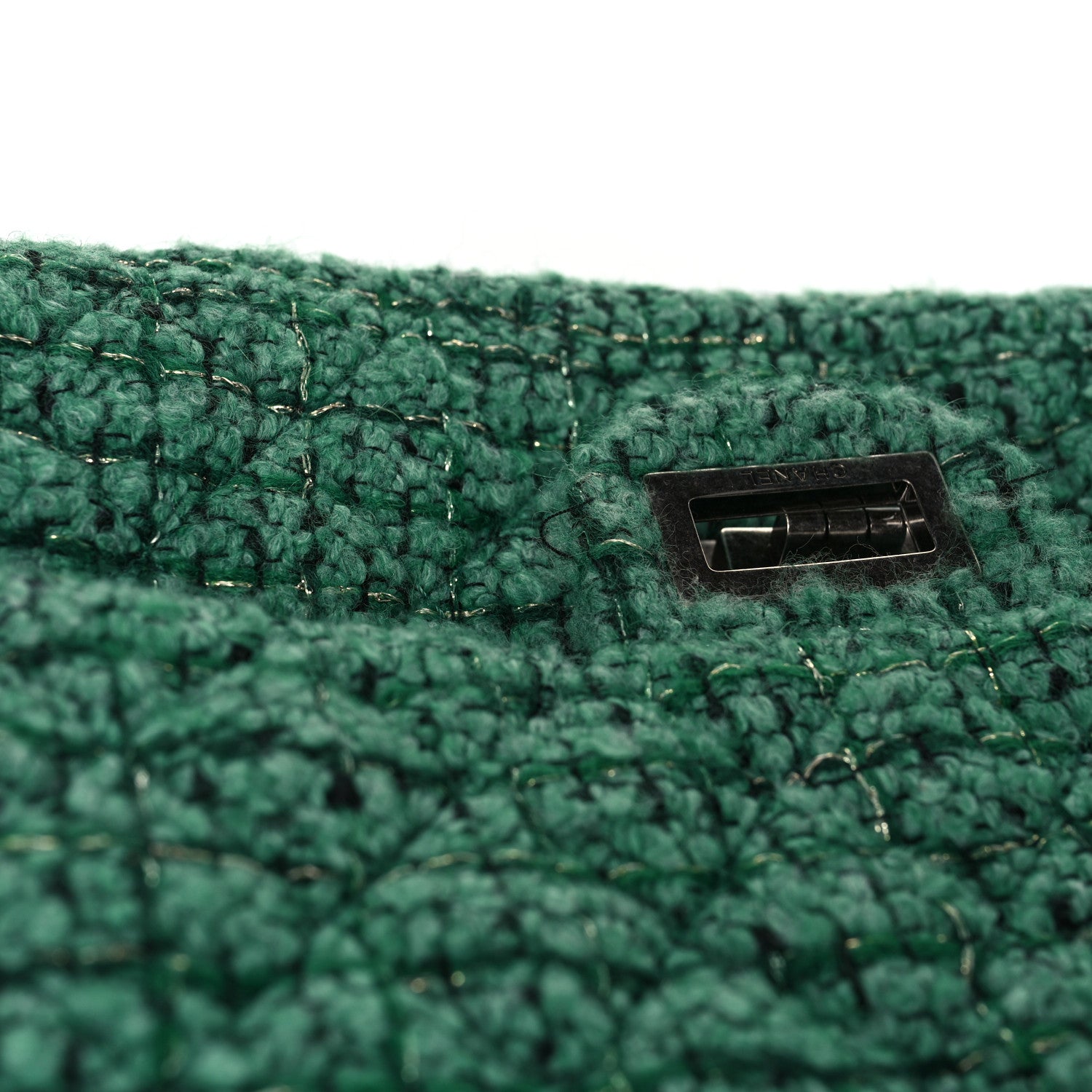 Chanel Tweed Easy 2.55 Reissue Flap Green 11 of 12