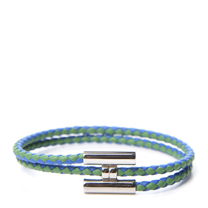 Hermes Swift Double Wrap Cord Tournis Tresse Bracelet 1 of 4