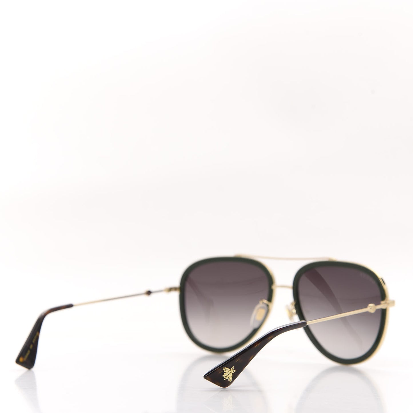 Web Aviator Sunglasses GG0062S Green Red