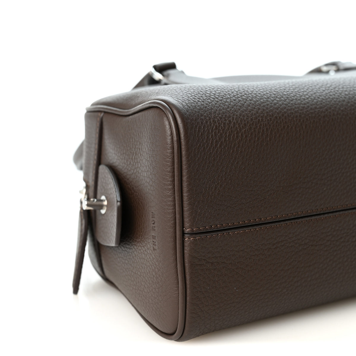 The Row Grained Calfskin EW India Deep Brown 8 of 9