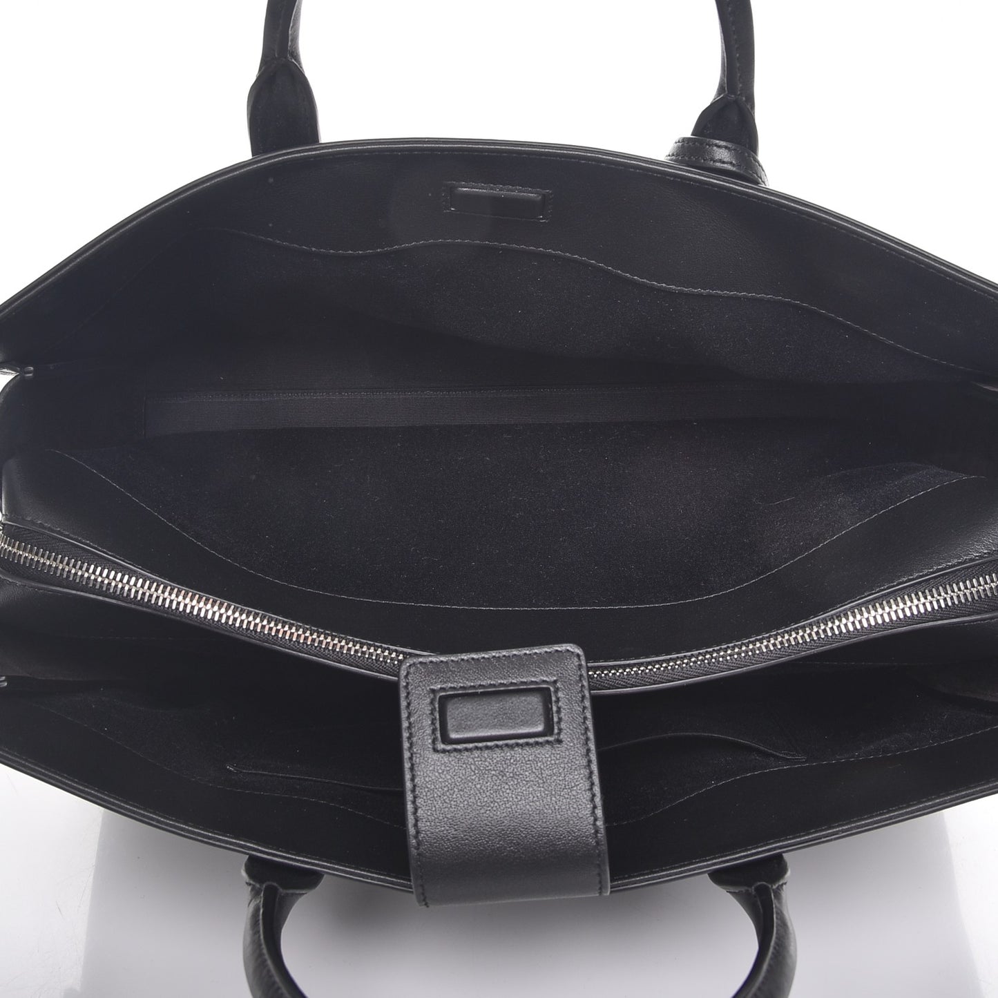 Calfskin Large Jane Tote Bag Black