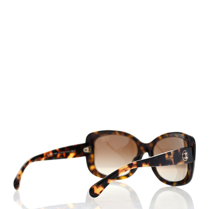 Chanel Acetate Polarized CC Sunglasses 5322 Marron Fonce 4 of 8