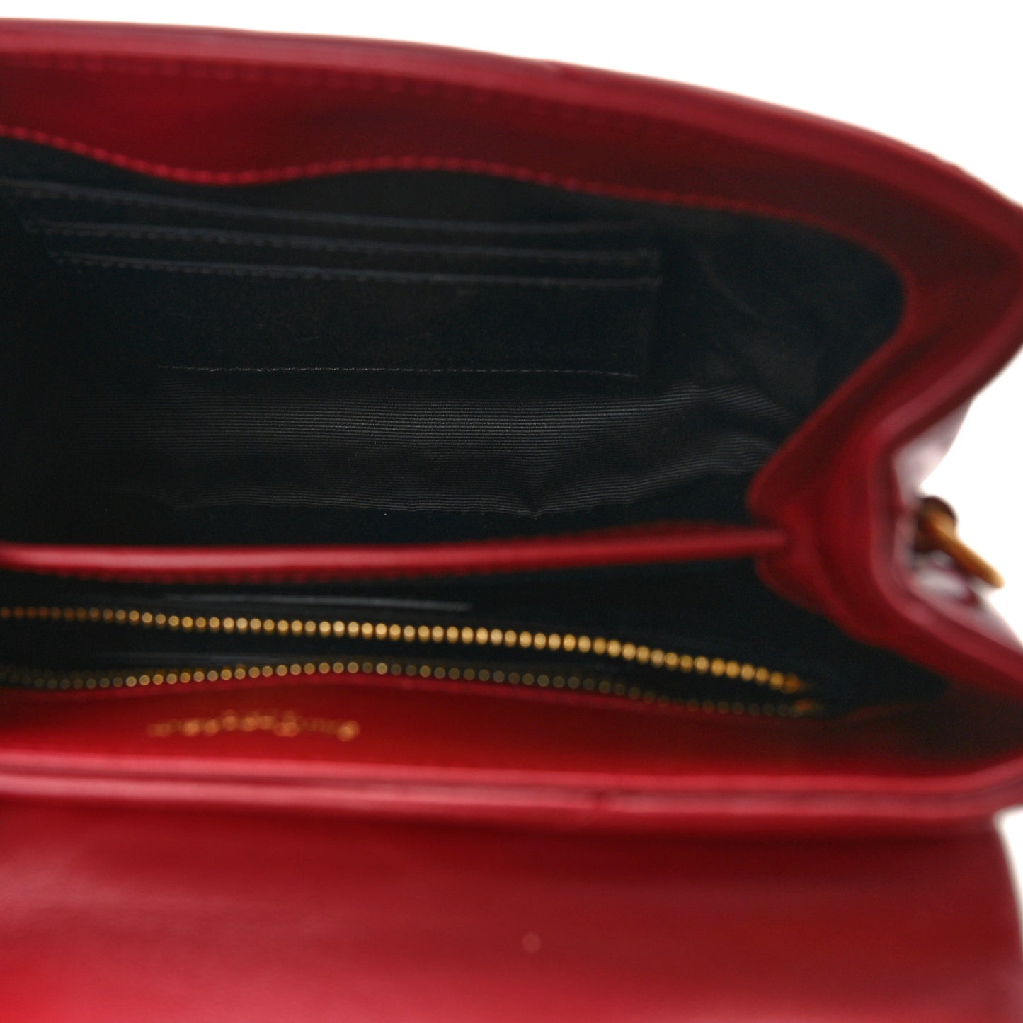 Calfskin Y Quilted Monogram Toy Loulou Crossbody Bag Opyum Red
