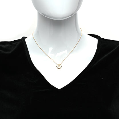 Cartier 18K Yellow Gold Diamond Mother of Pearl XS Amulette de Cartier Pendant Necklace 2 of 8