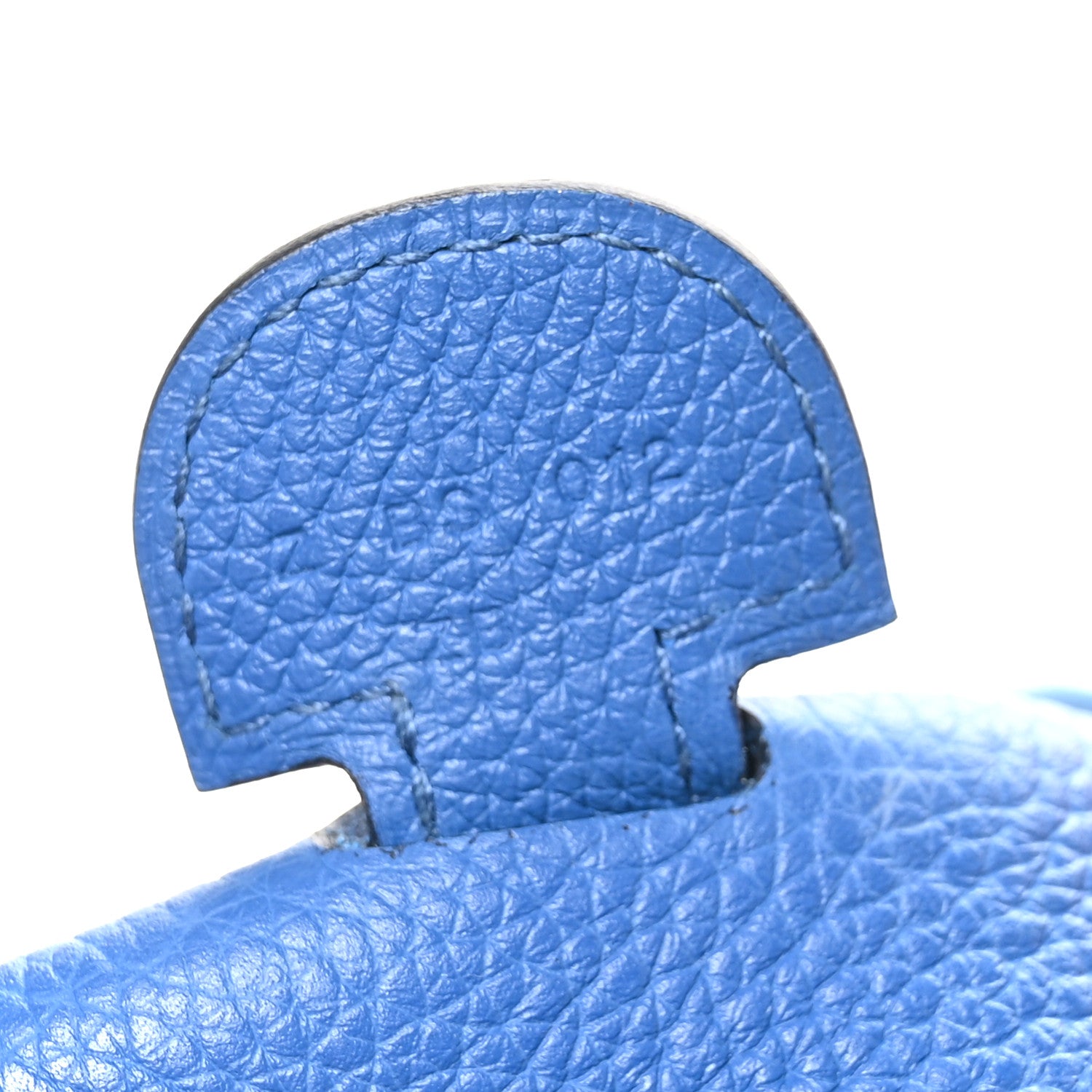 Hermes Taurillon Clemence Evelyne III GM Bleu France 7 of 11