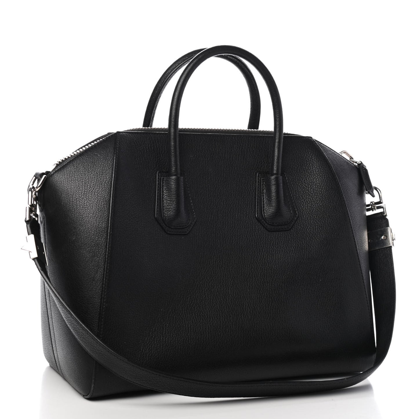 Sugar Goatskin Medium Antigona Black