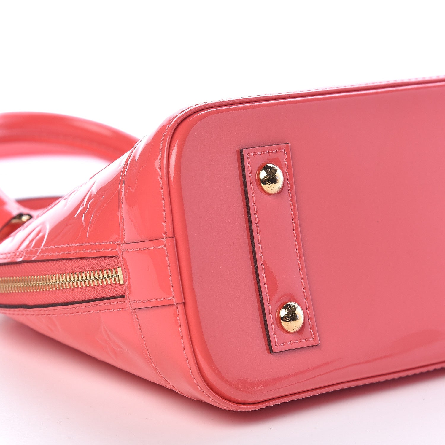 Louis Vuitton Vernis Alma BB Rose Litchi 8 of 9