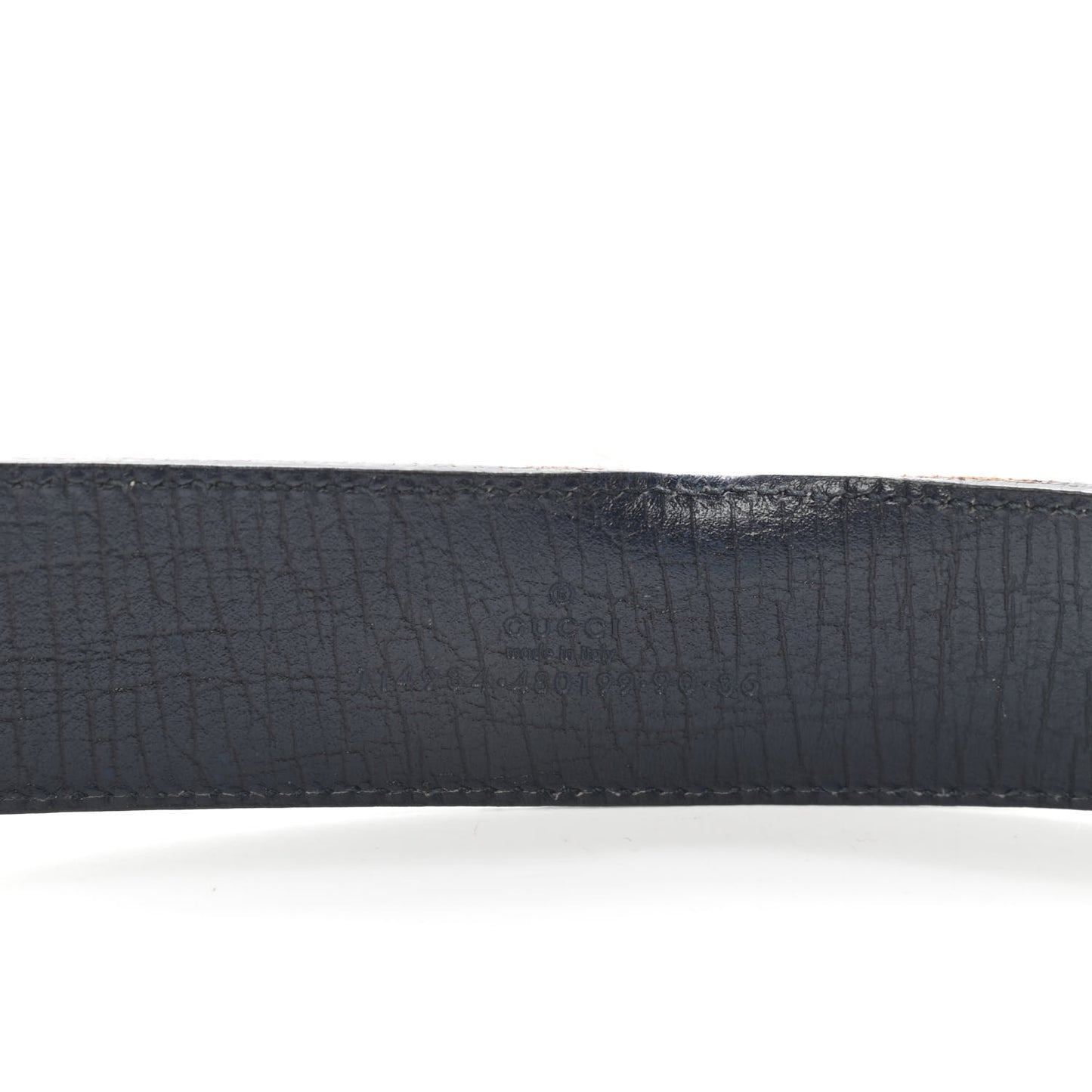 GG Plus Monogram Interlocking G Belt 90 36 Navy
