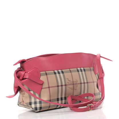 Burberry Haymarket Check Bow Tie Crossbody Bag Peony 3 of 18