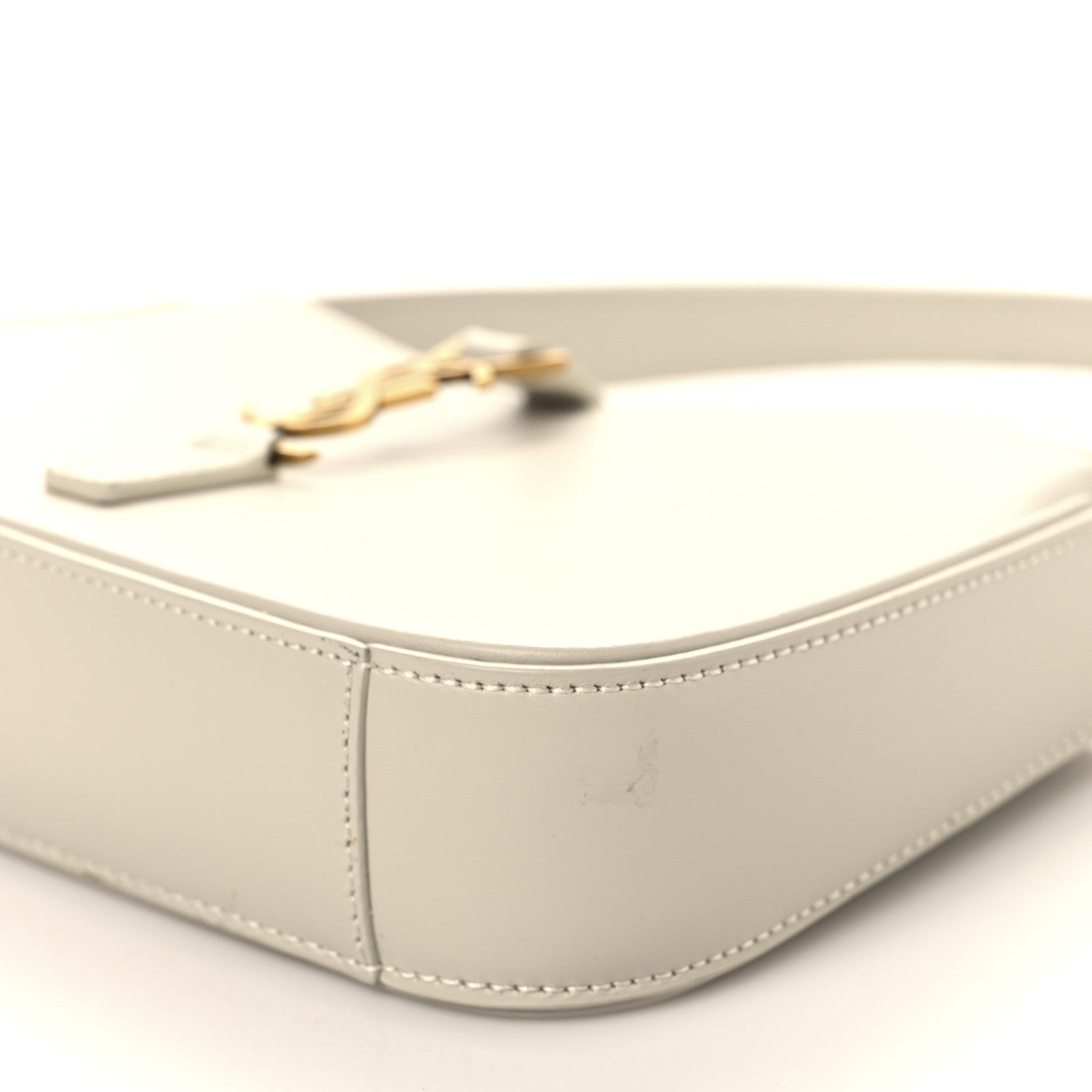 Saint Laurent Smooth Calfskin Le 5 A 7 Mini Hobo Crema Soft 9 of 9