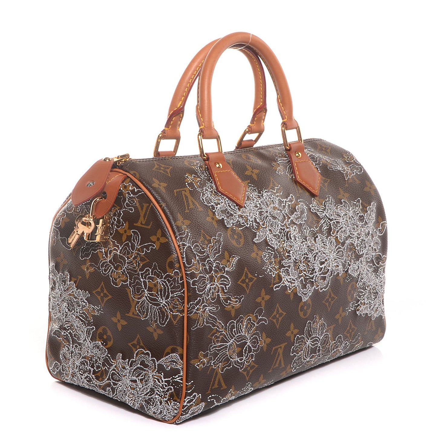 Monogram Dentelle Speedy 30 Silver