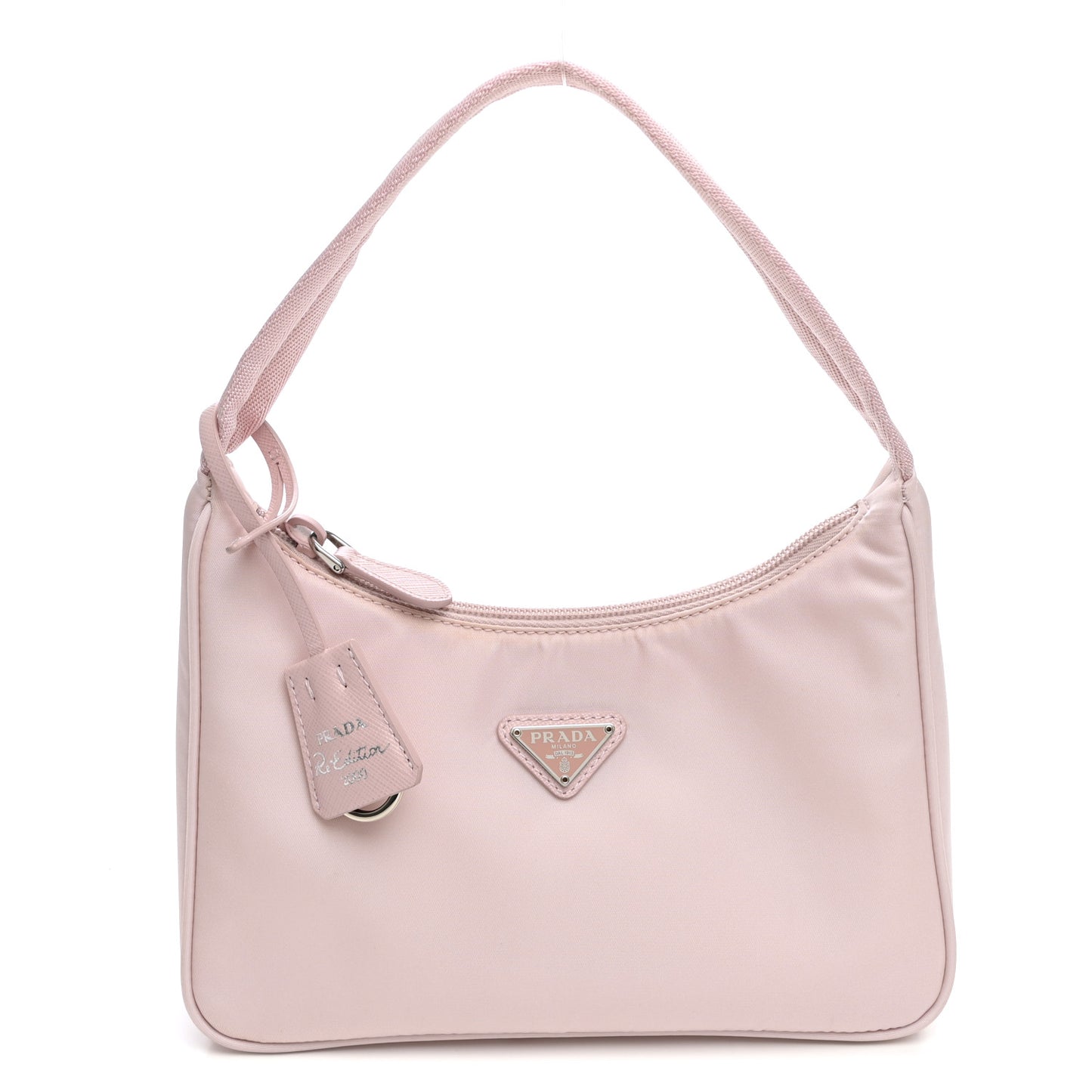 Tessuto Nylon Saffiano Re-Edition 2000 Bag Alabastro