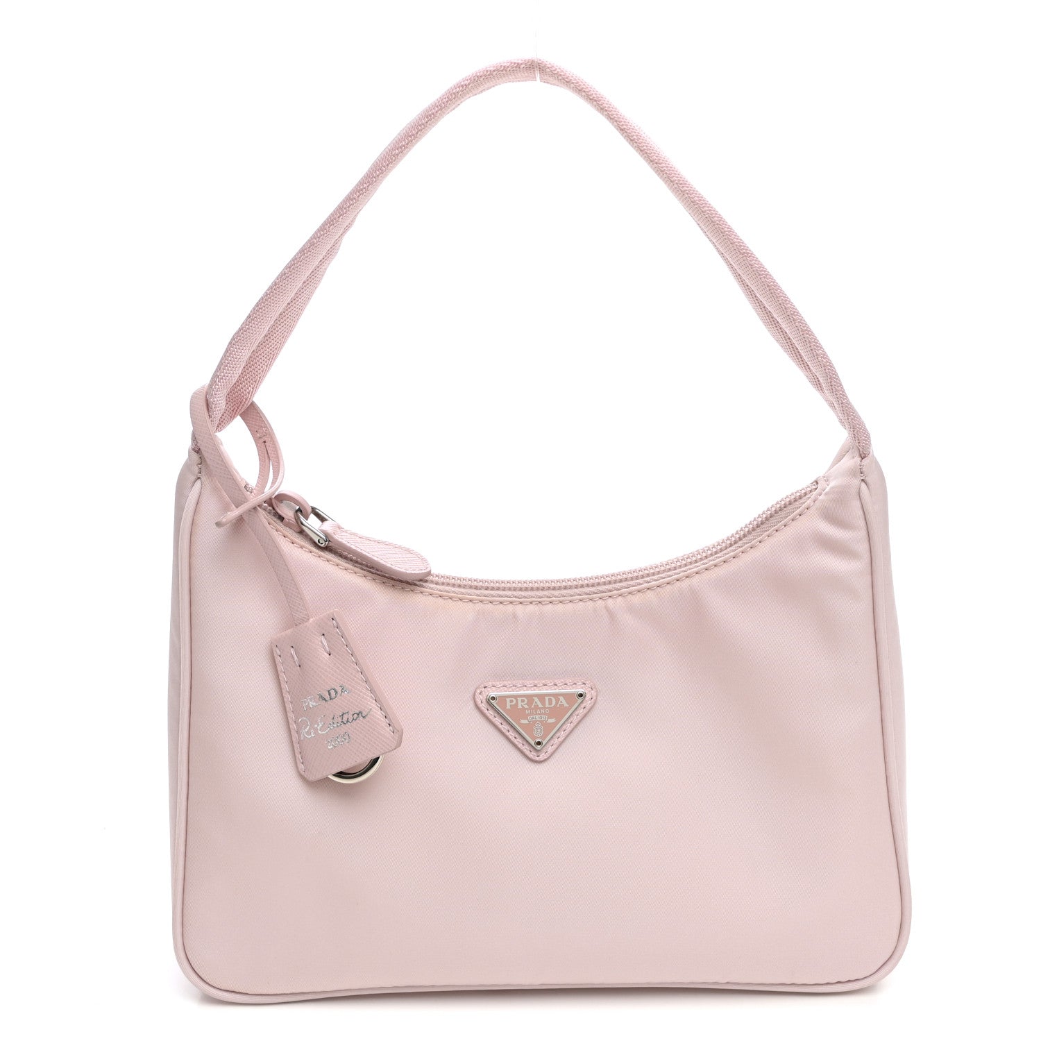 Prada Tessuto Nylon Saffiano Re-Edition 2000 Bag Alabastro 1 of 12