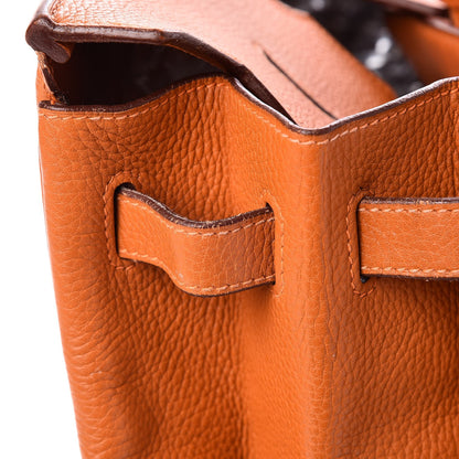 Hermes Taurillon Clemence Birkin 40 Orange 28 of 39